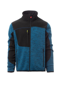 BLAU MELIERT/SCHWARZ