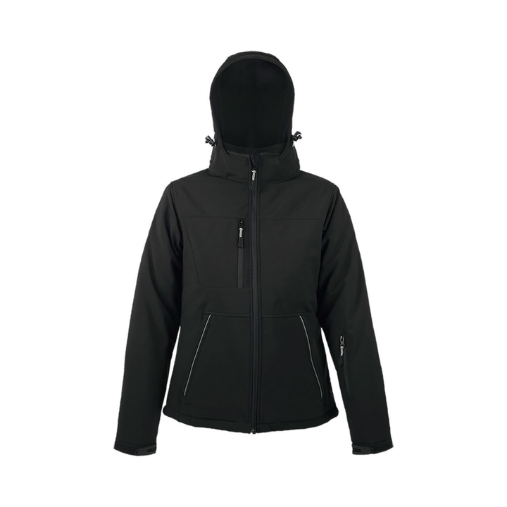 Rock Men | Herren 3-Lagen Winter Softshell Jacke (black)