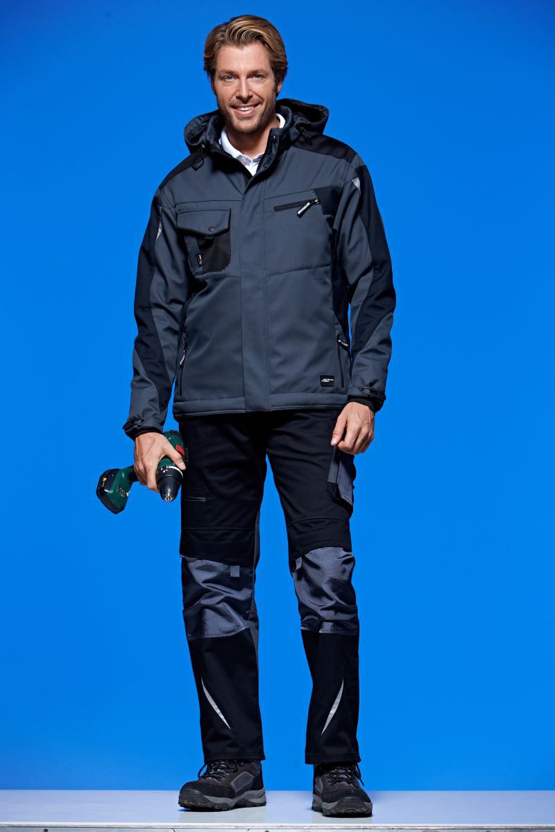 JN 824 | Workwear Winter Softshell Jacke - Strong (black)