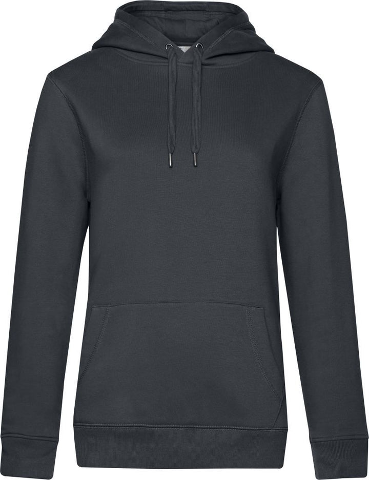 QUEEN Hooded_° | Damen Kapuzen Sweater (asphalt)