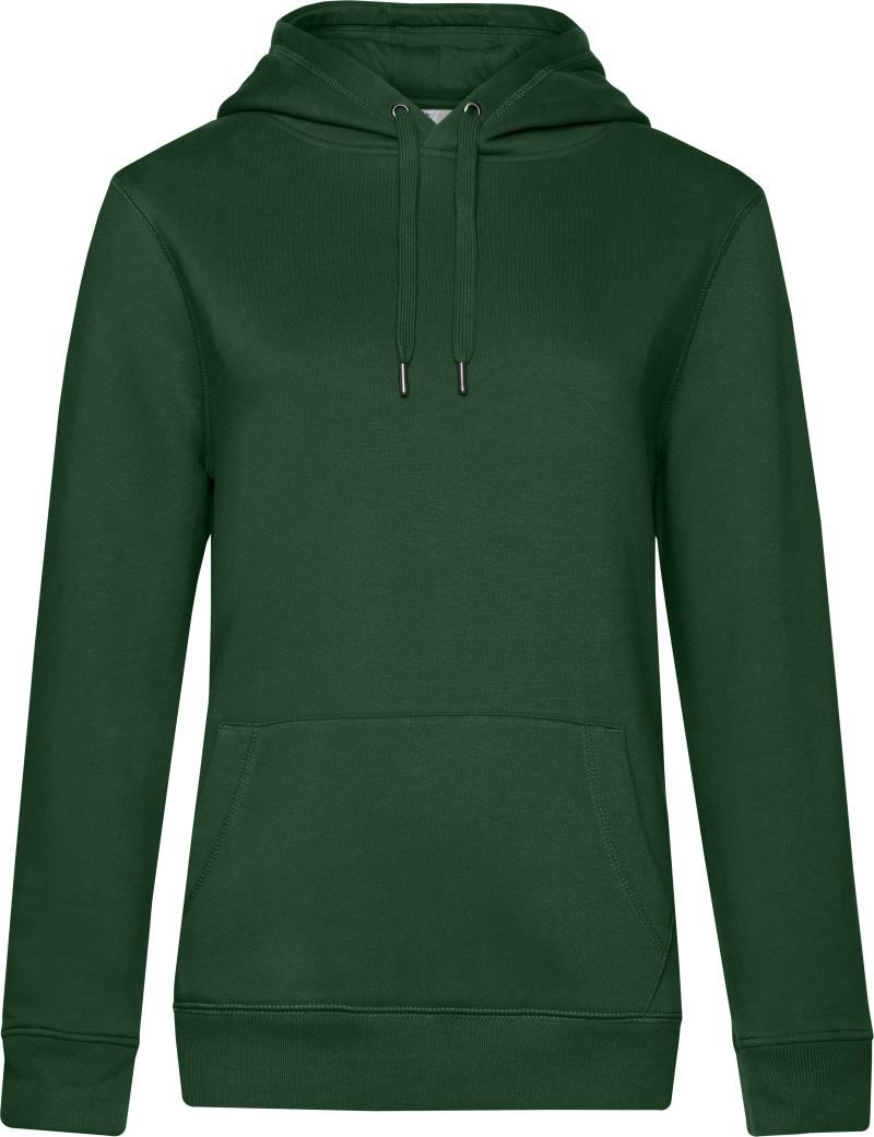 QUEEN Hooded_° | Damen Kapuzen Sweater (bottle green)