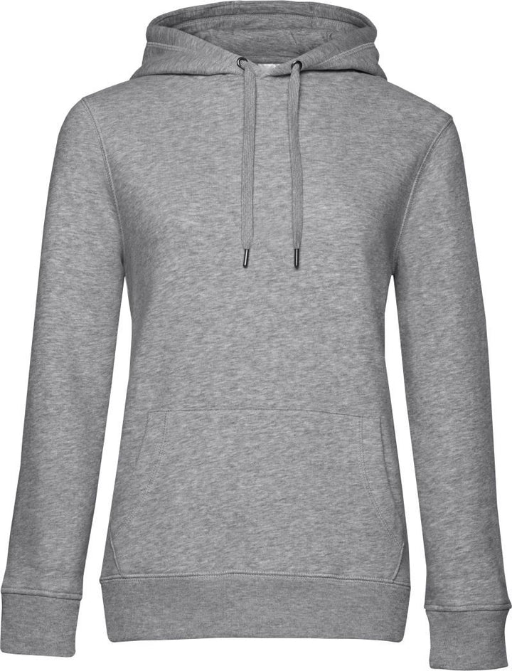 QUEEN Hooded_° | Damen Kapuzen Sweater (heather grey)