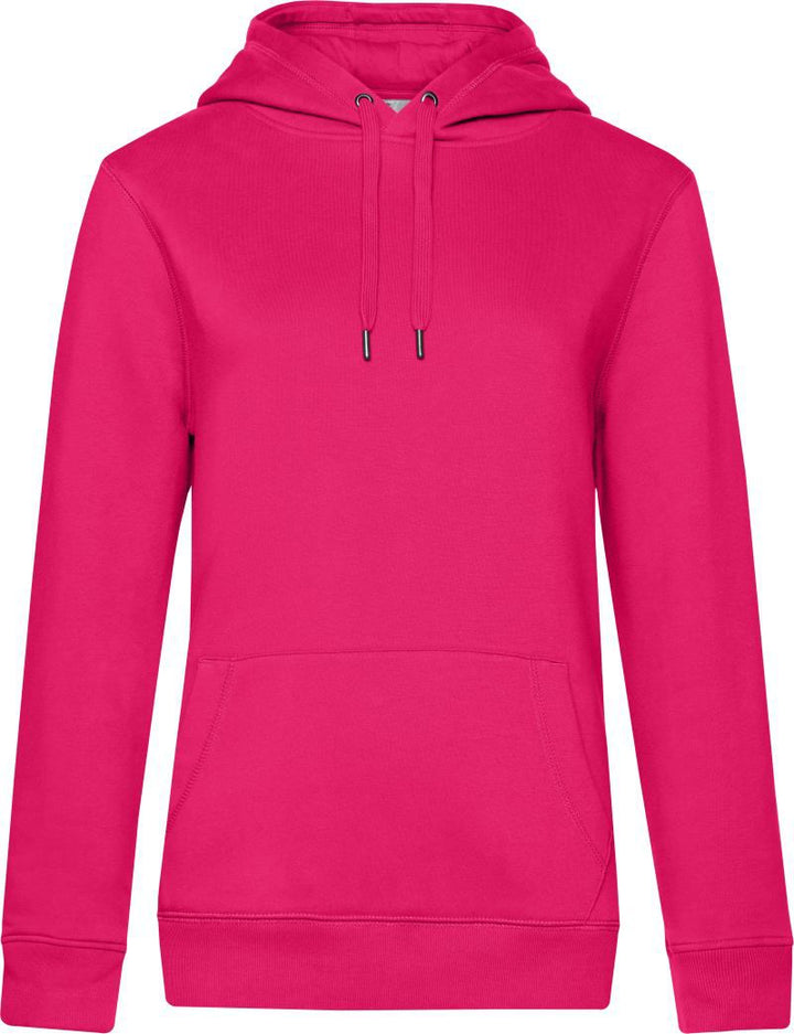 QUEEN Hooded_° | Damen Kapuzen Sweater (magenta pink)