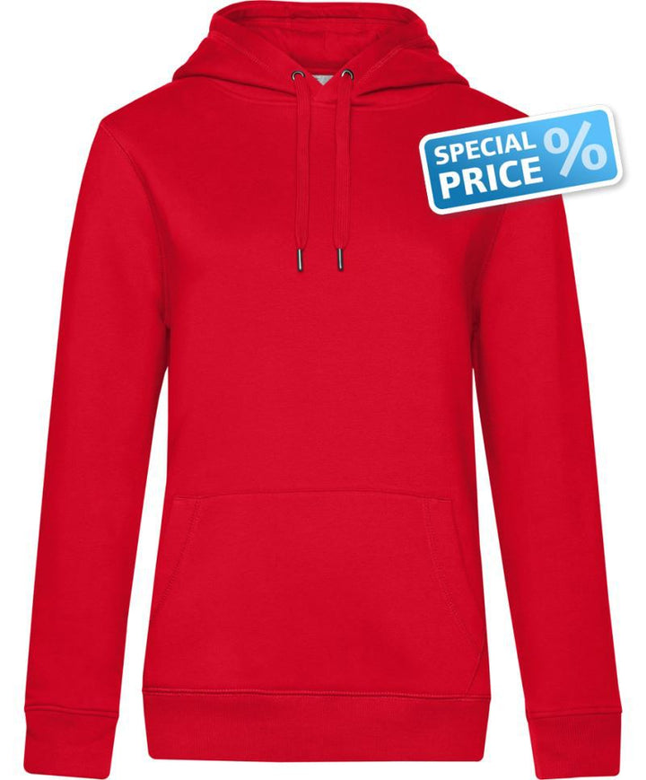 QUEEN Hooded_° | Damen Kapuzen Sweater (red)