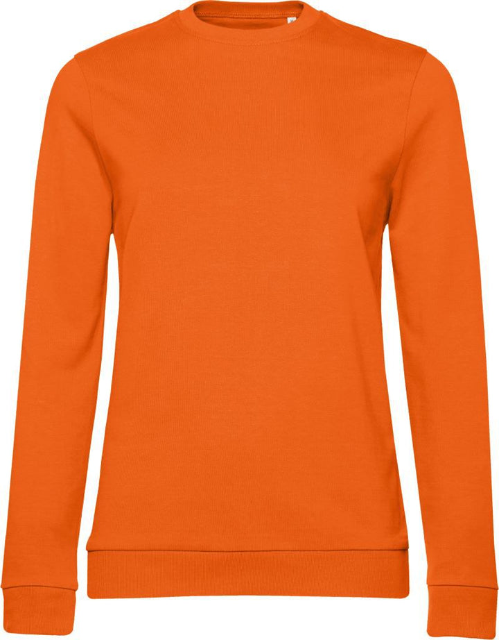 #Set In /women | Damen Sweater (pure orange)