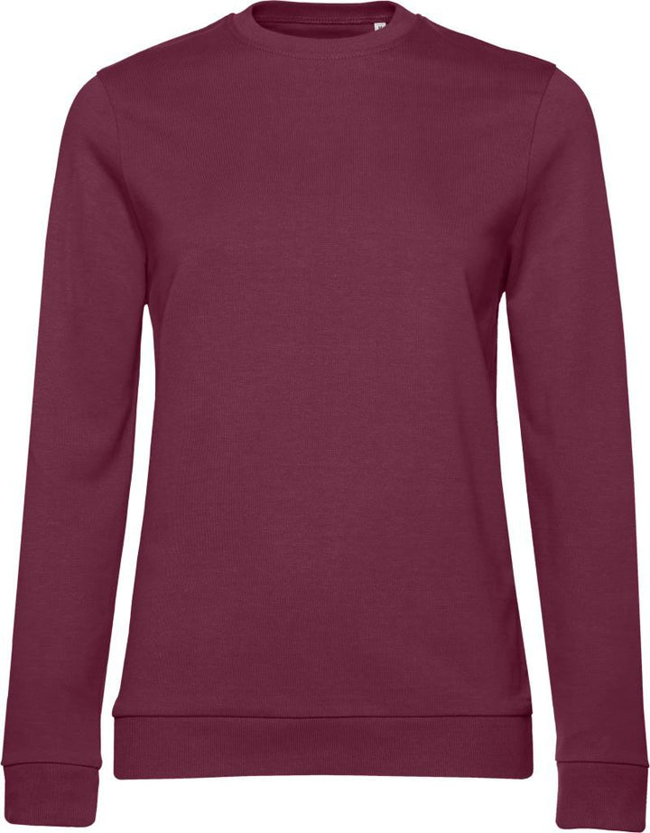#Set In /women | Damen Sweater (wine)