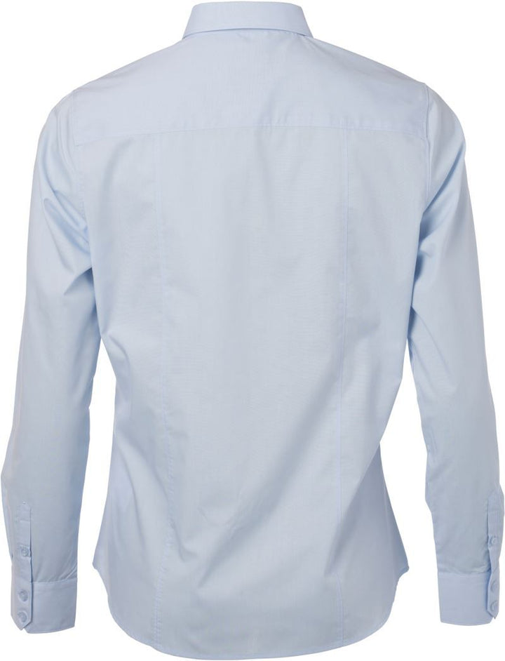 JN 677 | Popeline Bluse langarm (light blue)