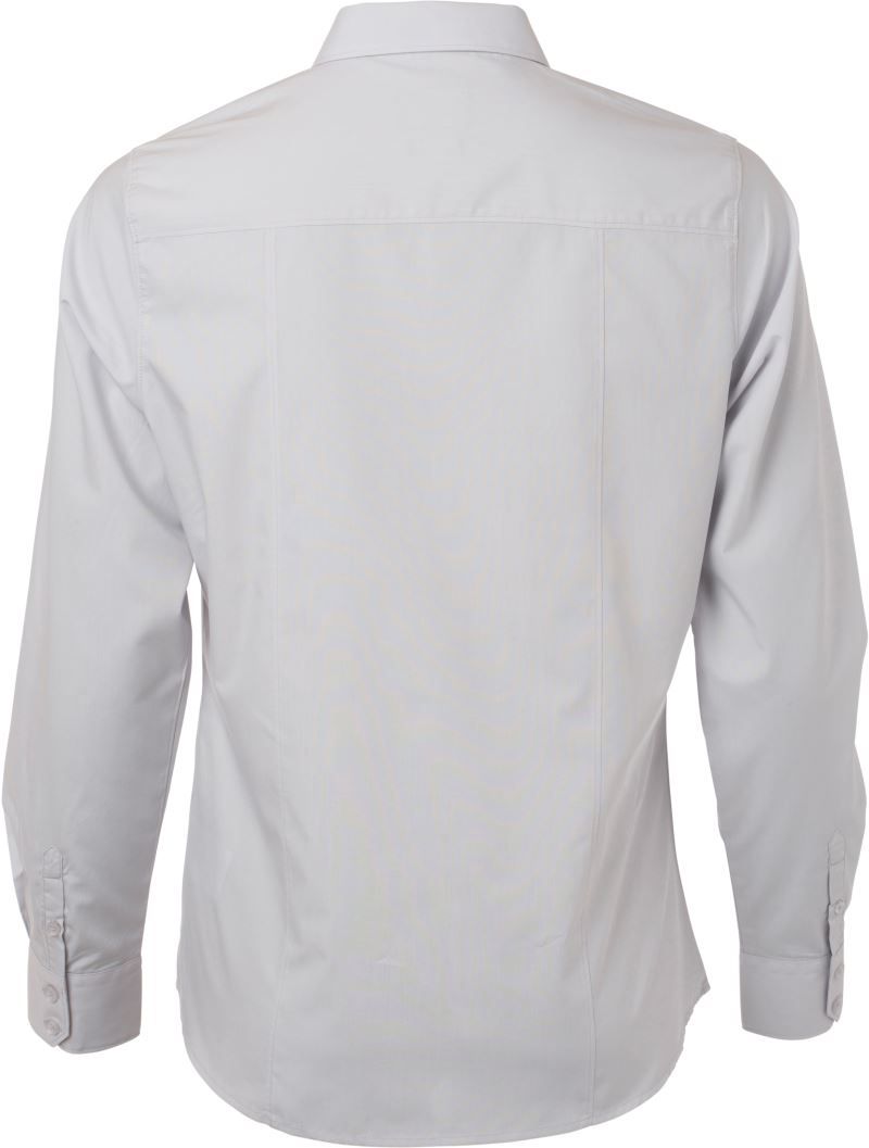 JN 677 | Popeline Bluse langarm (light grey)