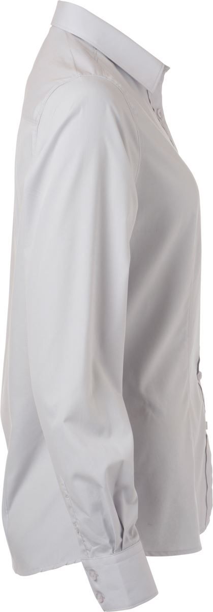 JN 677 | Popeline Bluse langarm (light grey)