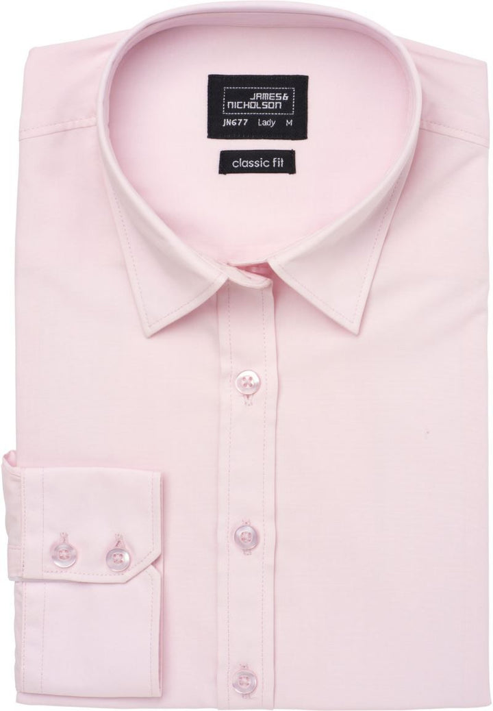 JN 677 | Popeline Bluse langarm (light pink)