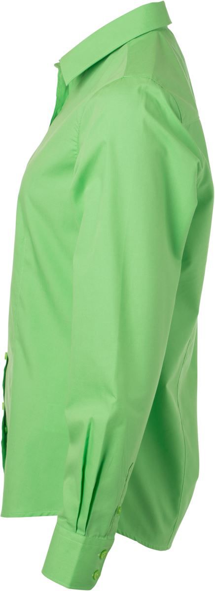 JN 677 | Popeline Bluse langarm (lime green)