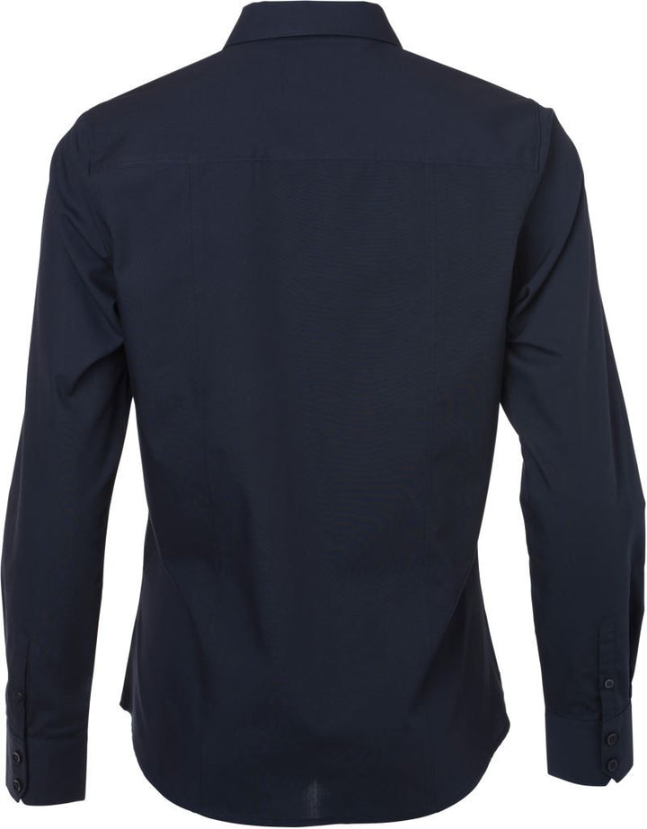 JN 677 | Popeline Bluse langarm (navy)