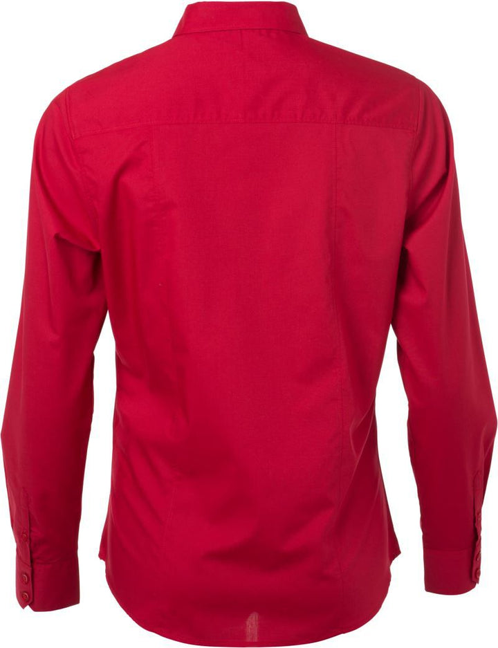 JN 677 | Popeline Bluse langarm (red)