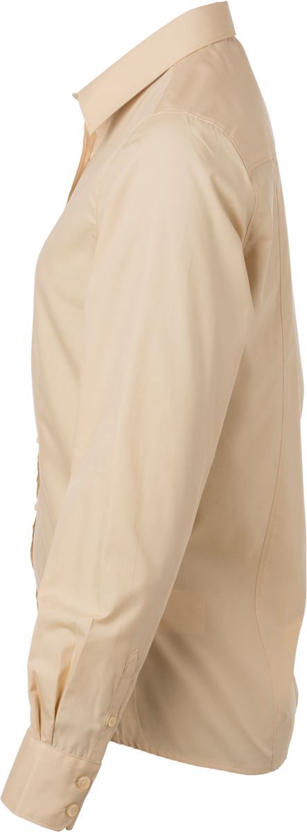 JN 677 | Popeline Bluse langarm (stone)