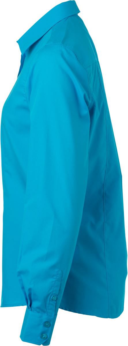 JN 677 | Popeline Bluse langarm (turquoise)
