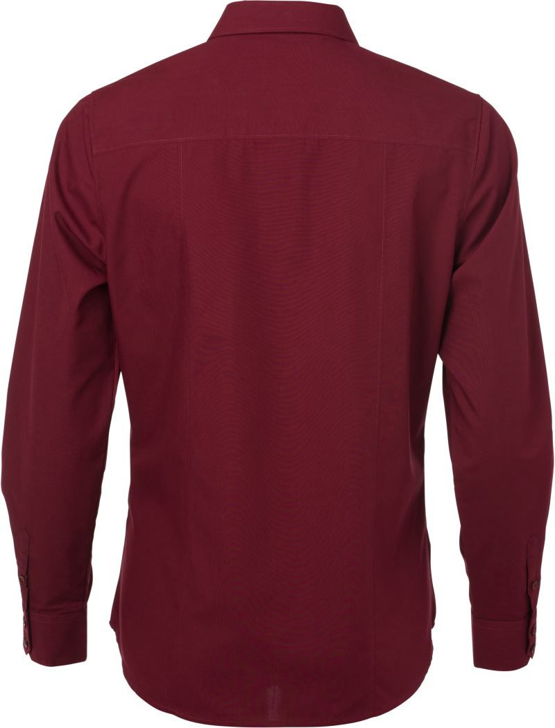JN 677 | Popeline Bluse langarm (wine)
