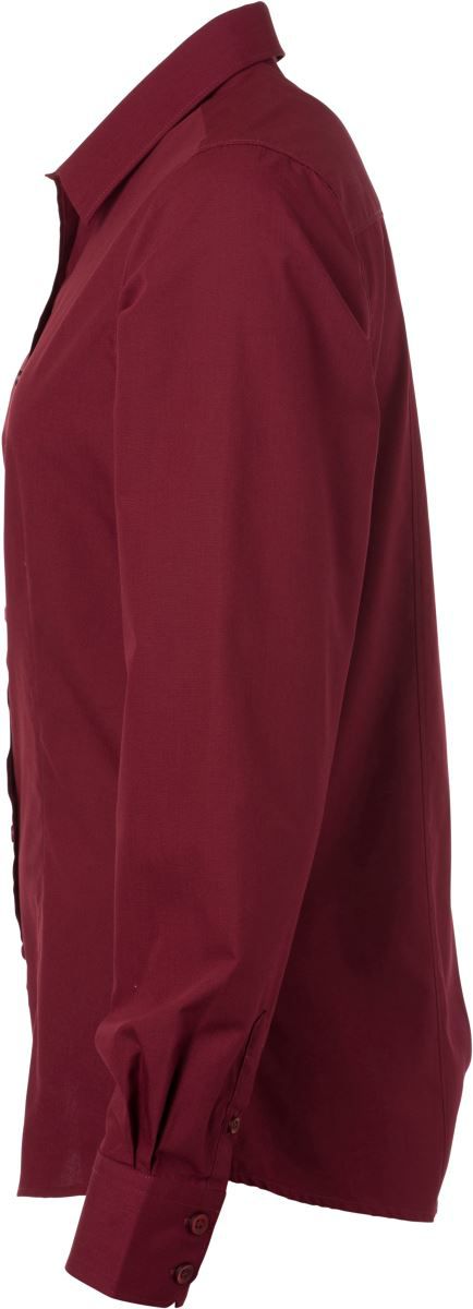 JN 677 | Popeline Bluse langarm (wine)