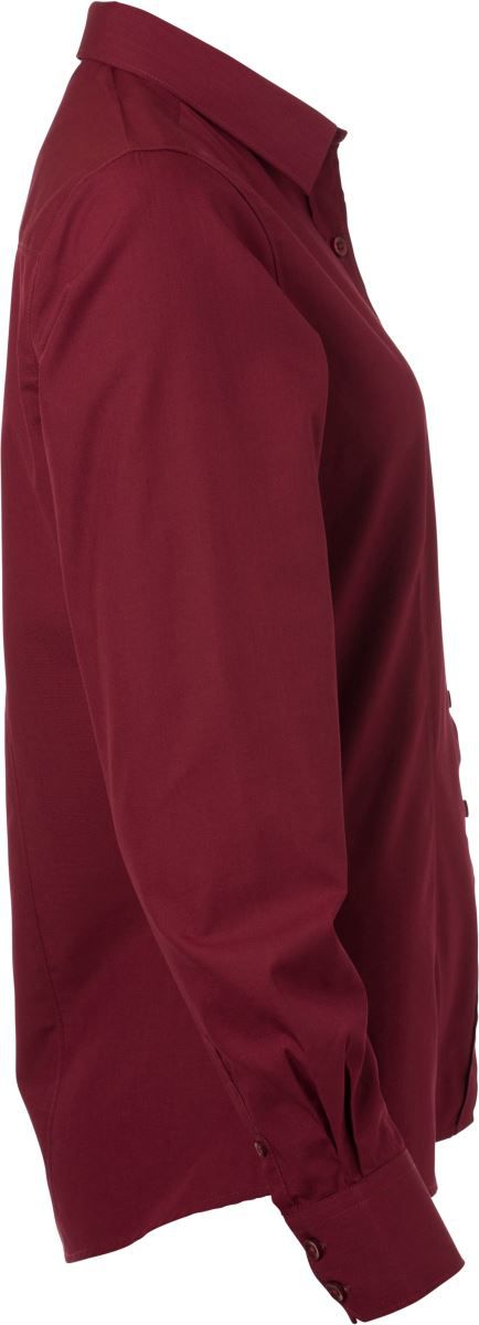 JN 677 | Popeline Bluse langarm (wine)