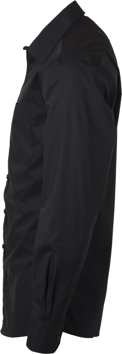 JN 678 | Popeline Hemd langarm (black)