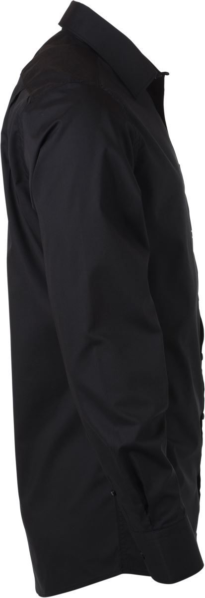 JN 678 | Popeline Hemd langarm (black)