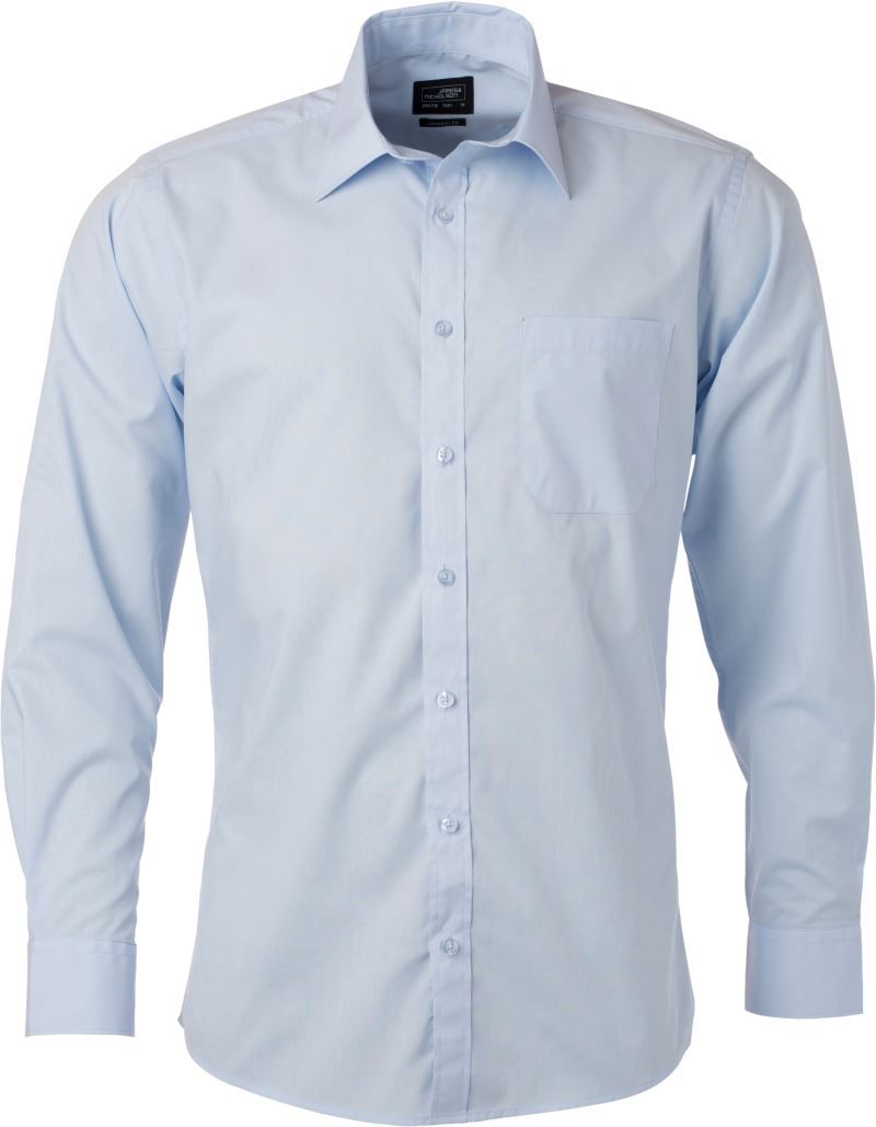 JN 678 | Popeline Hemd langarm (light blue)