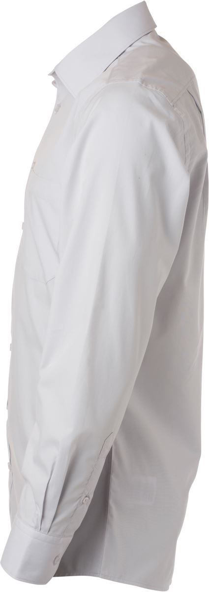 JN 678 | Popeline Hemd langarm (light grey)