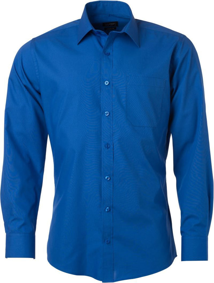 JN 678 | Popeline Hemd langarm (royal)