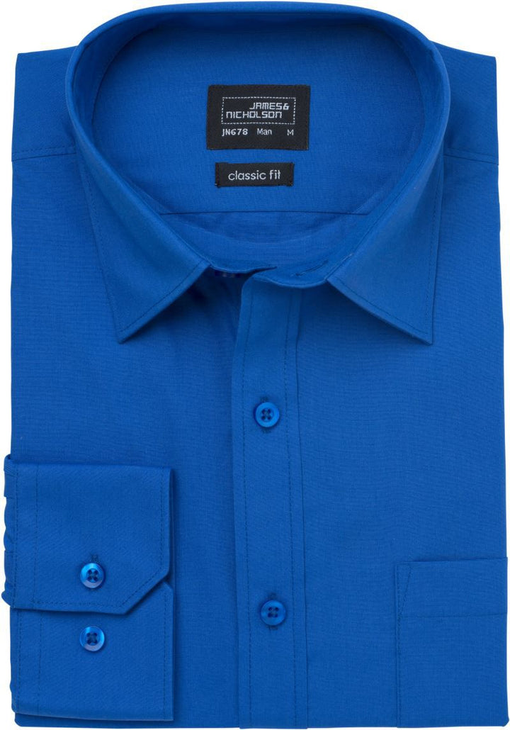 JN 678 | Popeline Hemd langarm (royal)