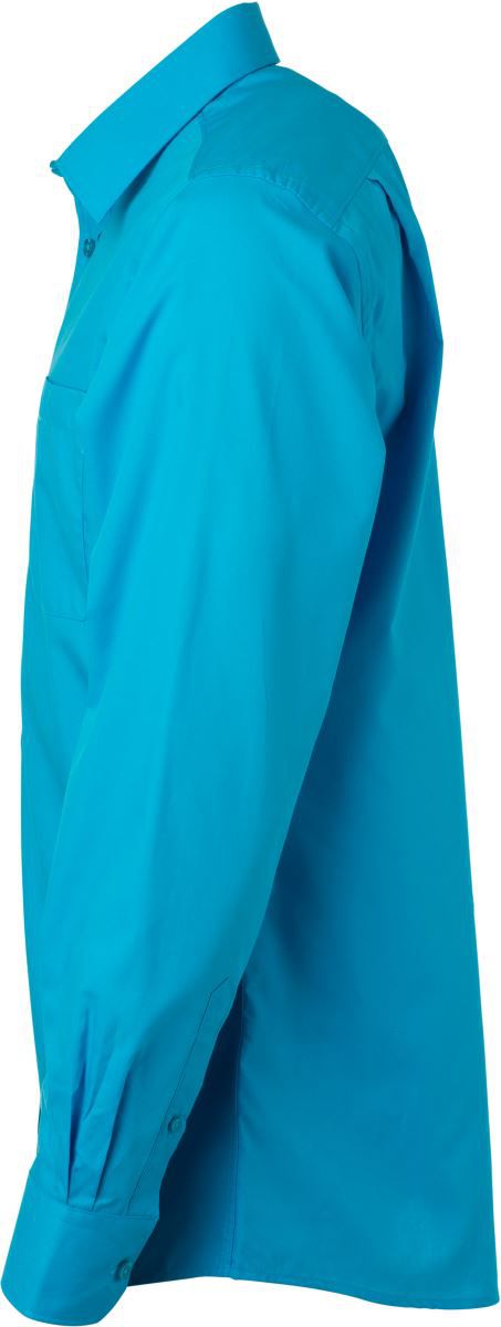 JN 678 | Popeline Hemd langarm (turquoise)