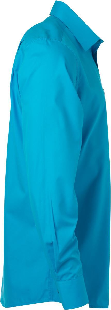JN 678 | Popeline Hemd langarm (turquoise)