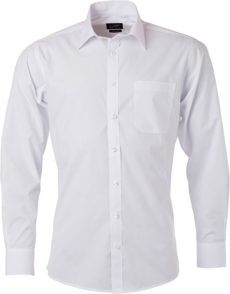 JN 678 | Popeline Hemd langarm (white)