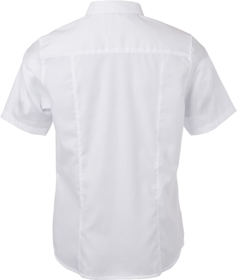 JN 683 | Micro-Twill Bluse kurzarm (white)