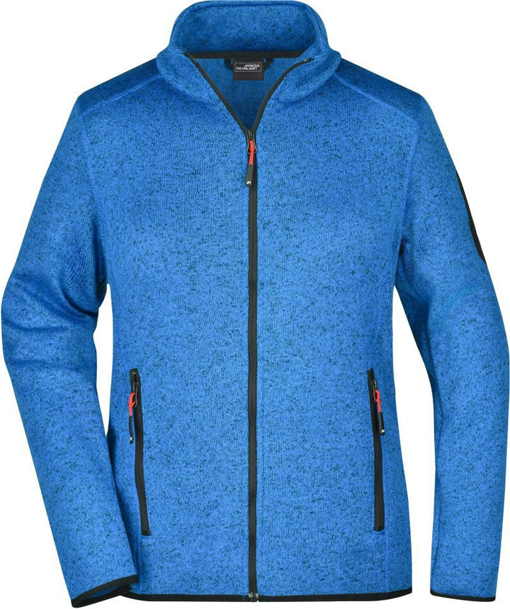 JN 761 | Damen Strickfleece Jacke (red)