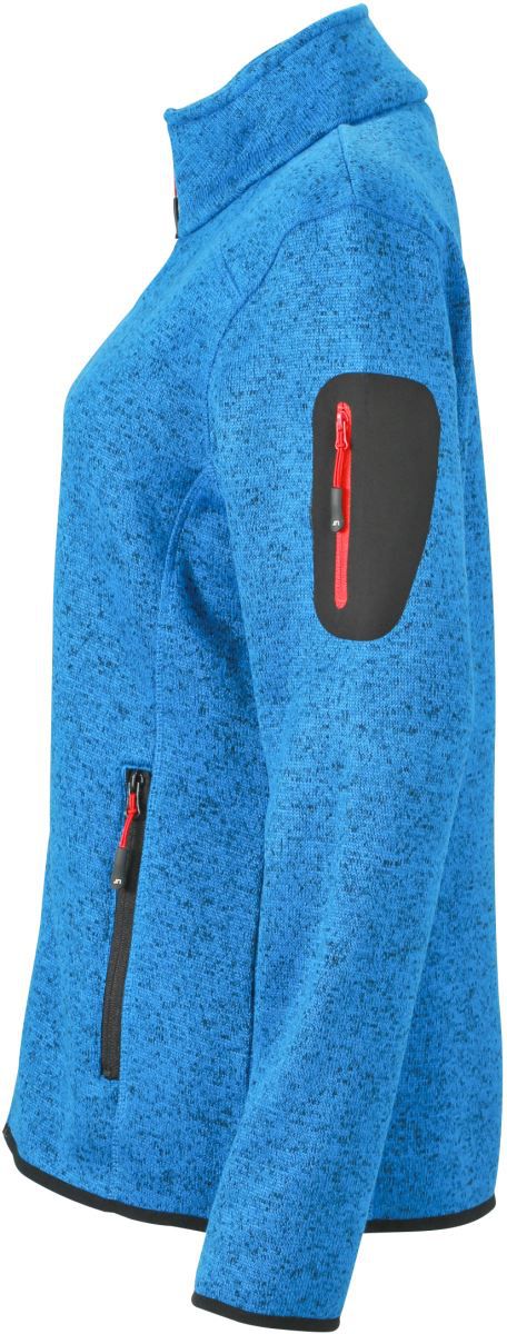 JN 761 | Damen Strickfleece Jacke (red)