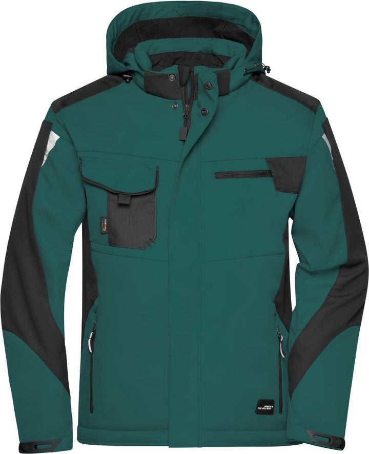 JN 824 | Workwear Winter Softshell Jacke - Strong (black)