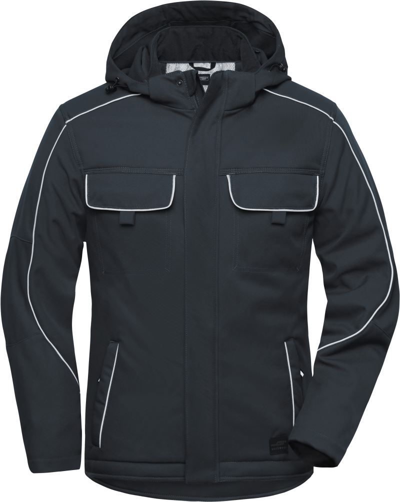 JN 886 | Workwear Softshell Padded Jacke - Solid (carbon)