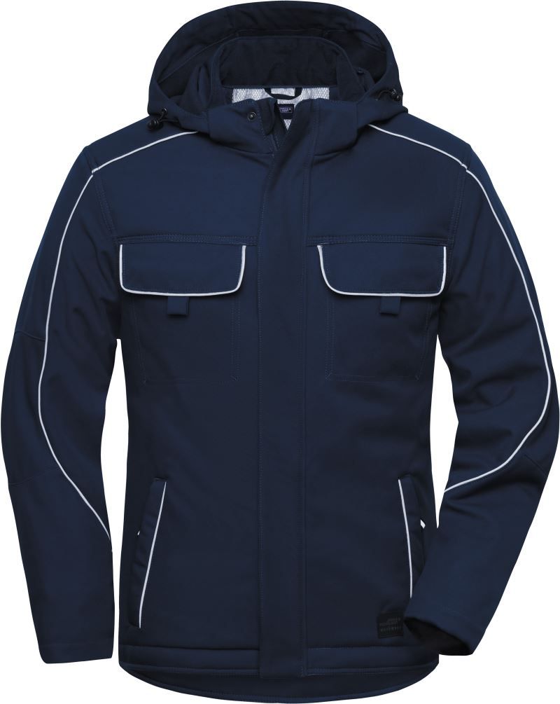 JN 886 | Workwear Softshell Padded Jacke - Solid (navy)