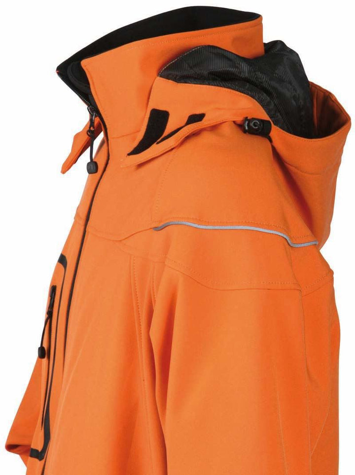 JN 1000 | Herren 3-Lagen Winter Softshell Jacke (black)