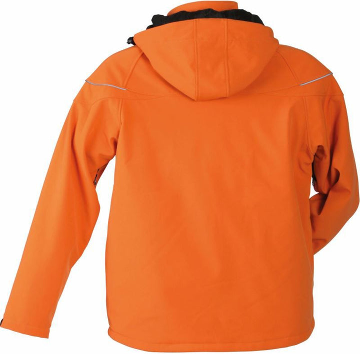 JN 1000 | Herren 3-Lagen Winter Softshell Jacke (orange)