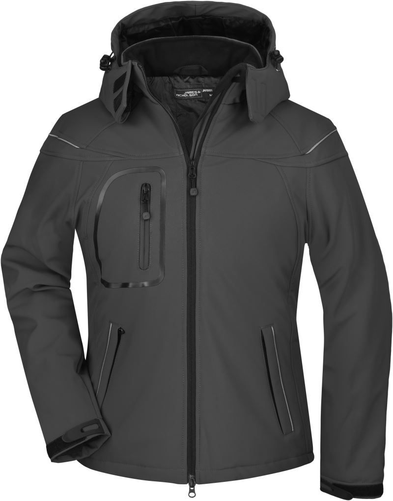 JN 1001 | Damen 3-Lagen Winter Softshell Jacke (black)