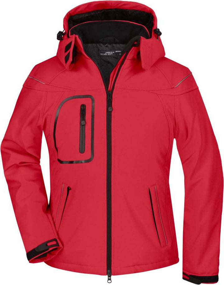JN 1001 | Damen 3-Lagen Winter Softshell Jacke (red)