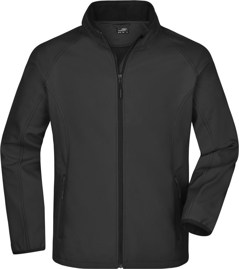 JN 1130 | Herren 2-Lagen Promo Softshell Jacke (black)