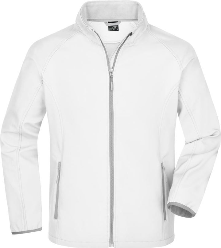 JN 1130 | Herren 2-Lagen Promo Softshell Jacke (white)