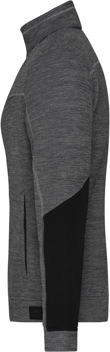 JN 1817 | Damen Strickfleece Jacke (silver)