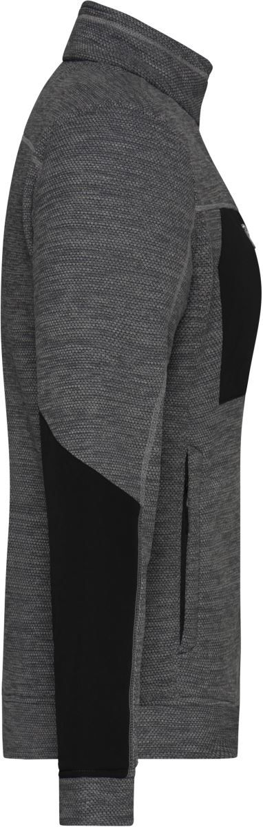 JN 1817 | Damen Strickfleece Jacke (silver)