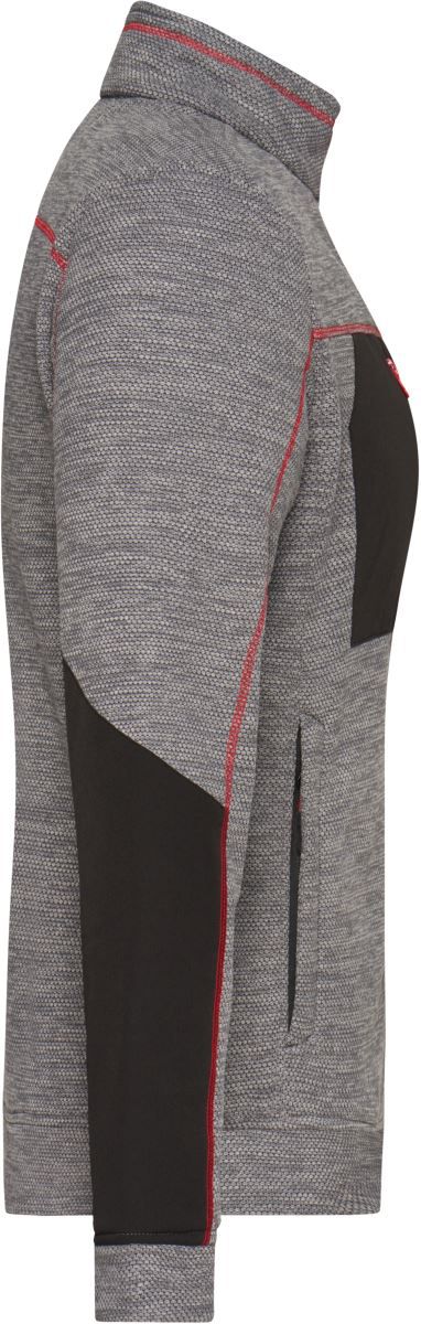 JN 1817 | Damen Strickfleece Jacke (red)