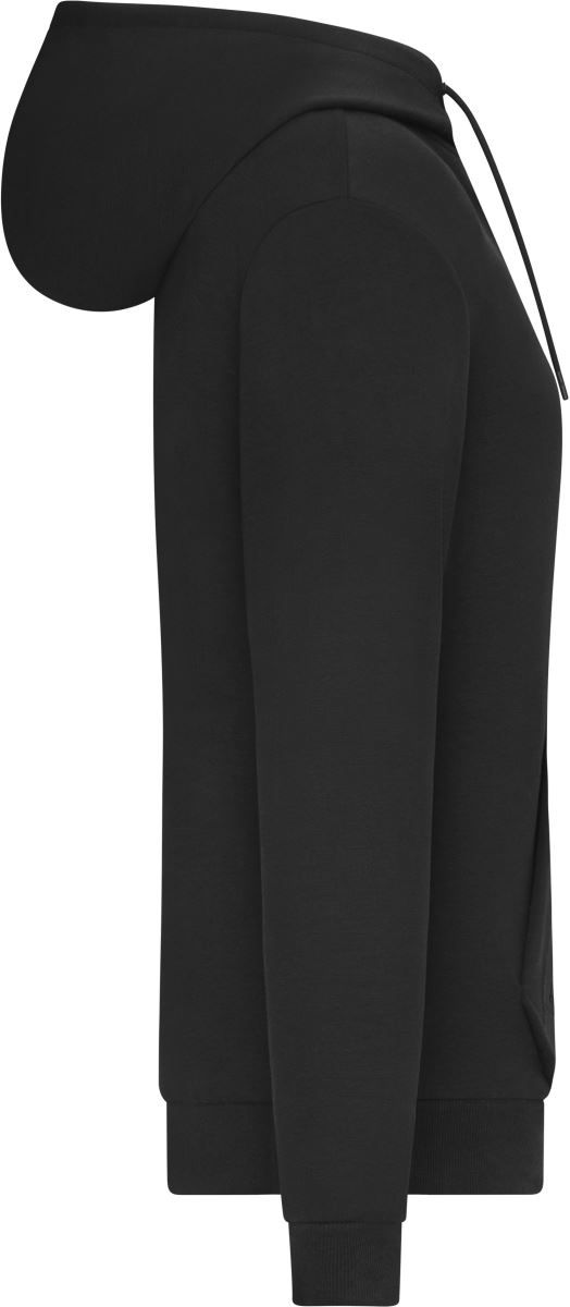 8045 | Damen Interlock Kapuzen Sweater (black)