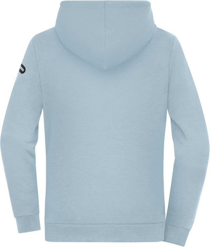8045 | Damen Interlock Kapuzen Sweater (milky blue)