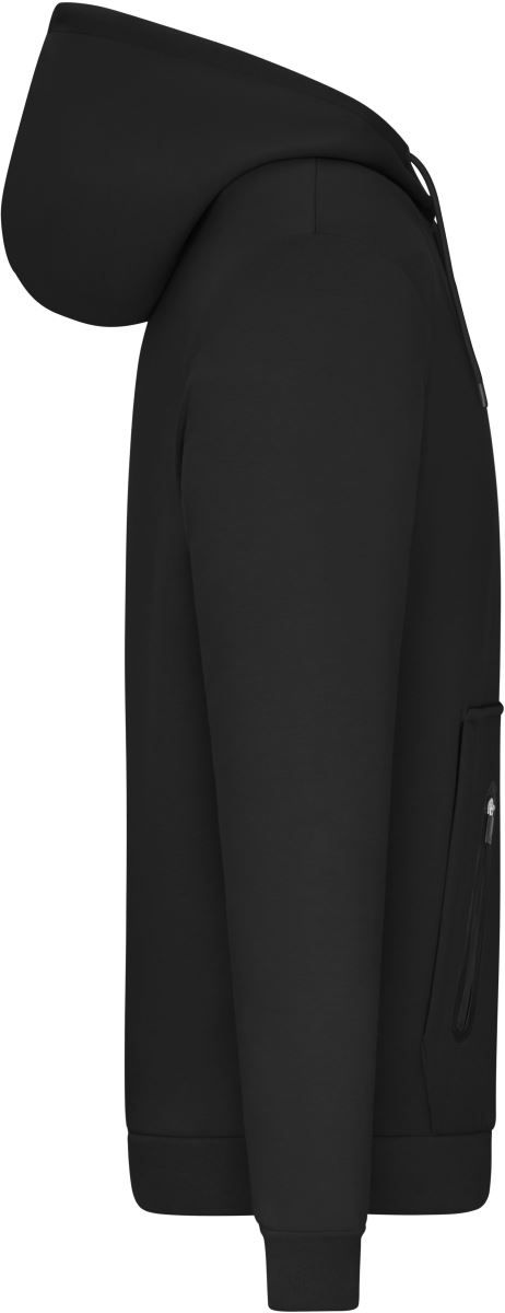 8046 | Herren Interlock Kapuzen Sweater (black)