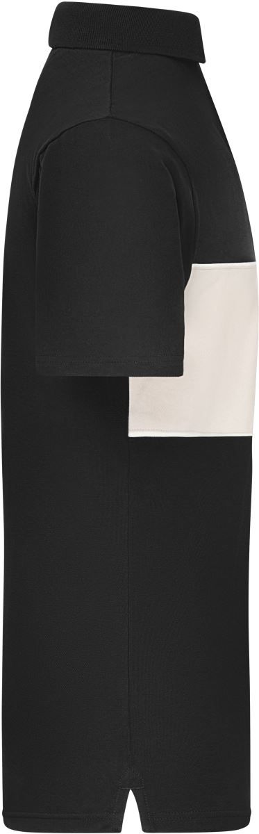 8050 | Bio Polo "Colour-Block" (sandstone)